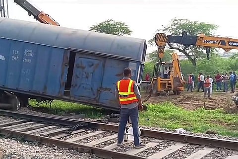 Goods train derailed near Alwar